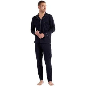 HOM Pyjama Long Albert, Bleu Marine, S