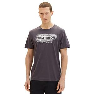 TOM TAILOR 1037990 T-shirt voor heren, 10899 - Tarmac Grey