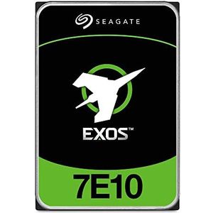 Seagate Exos 7E10 4 TB, interne harde schijf - 3,5 inch 4 Kn SAS 6 Gbit/s 7200 rpm, 256 MB cache, 2 m MTBF, voor bedrijven en datacentrum (ST4000NM004B)