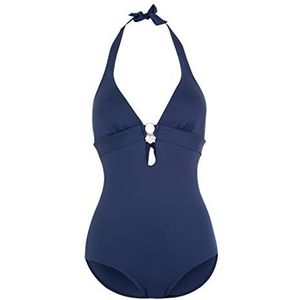 s.Oliver Maillot de bain pour femme, bleu foncé, 46 C