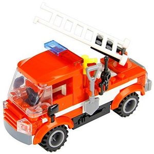 Abanico 30808 - STAX Hybrid - brandweerauto geschikt voor STAX-systeem en alle bekende bouwsteenmerken met 73 stenen en 6 STAX