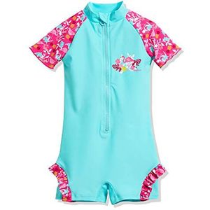 Playshoes meisjes uv overall flamingo, 15, turquoise