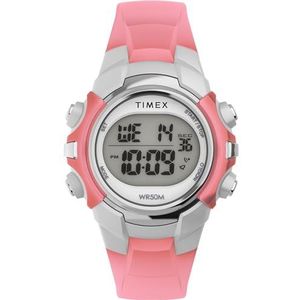 Timex TW5M616009J Uniseks digitaal kwartshorloge met harsband, roze, Roze