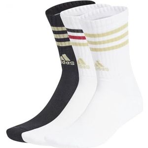 adidas 3-Stripes Cushioned Crew Socks 3 paar sokken, uniseks, kinderen (3 stuks)