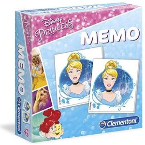 Clementoni - 18009 - Memo - Disney Princess, geheugen- en verenigingsspel, educatief spel voor kinderen van 3 jaar, bordspel voor kinderen - Made in Italy