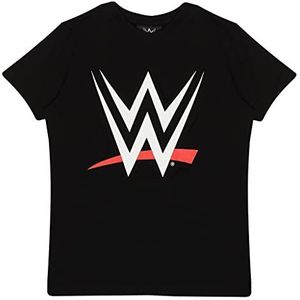 WWE Logo Boys T-shirt | Officieel product | Wrestlemania Wrestling Superstars cadeau-idee voor jongens, zwart.