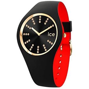 Ice-Watch - ICE cosmos Black Gold - Zwart dameshorloge met siliconen armband - 021047 (Medium)