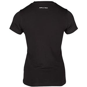 Gorilla Wear - Estero T-shirt - zwart - bodybuilding sport dagelijks gebruik, vrije tijd met logo-print, licht en comfortabel voor optimale beweging van katoen en elastaan