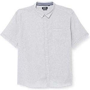 Pioneer Overhemd met korte mouwen, Mir Borstzak, herenoverhemd, Staal gestreept
