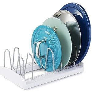 YouCopia 50159 StoreMore Verstelbare deksel-organizer, kunststof, wit
