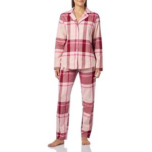 Triumph Boyfriend Pw X Checks pyjama set voor dames (1 stuk), Roze - Donkere jumpsuit