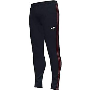 Joma classic heren broek lang, Zwart/Rood