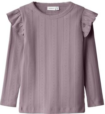 Name it Nmfjulia Ls Slim Top Noos Meisjes Top - Elderberry