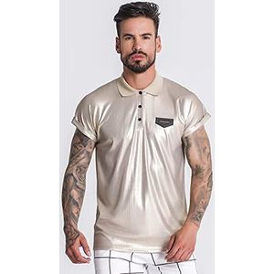 Gianni Kavanagh Gold Mythology poloshirt voor heren, goud, XS, Goud