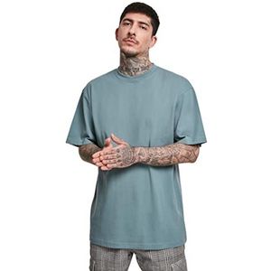 Urban Classics T-shirt met korte mouwen voor heren met afhangende schouders, 100% katoenen jersey, Dusty Blauw, 4XL