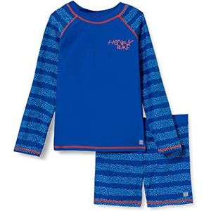 Schiesser Jongens UV badpak set, koningsblauw, 98, Royal Blauw