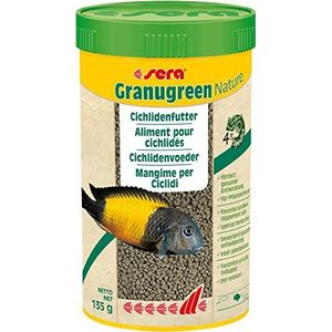 sera Granugreen Nature 250 ml (135 g) - Hoofdvoer voor Oost-Afrikaanse cichliden - Voedsel voor Malawi