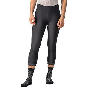CASTELLI Zeer snelle thermische knicker leggings voor dames, zwart/zwarte reflector, maat S, zwart/zwart reflex