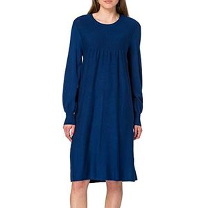 Noa Noa Dames viscose casual jurk, Estate Blauw