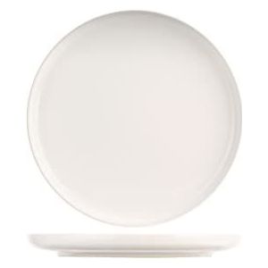 Cosy & Trendy 8539027 platte borden, Baltic, wit, D 27 x H 2,7 cm, steengoed