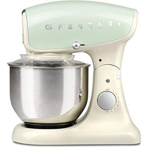 G3 Ferrari Pastaio Deluxe Staande mixer, 1200 W, beige, mintkleur