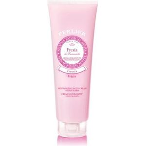 Perlier, Line ""Natuurlijke recepten"" – lichaamsverzorging – hydraterende lichaamscrème – geur van Fresia, ideaal voor alle huidtypes – tube van 250 ml