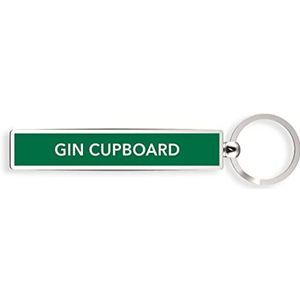 if Sleutelhanger Show Offs Keys – Gin Cabinet – Sleutelhanger, donkergroen, één maat, hedendaags, Donkergroen, Taille unique, hedendaags