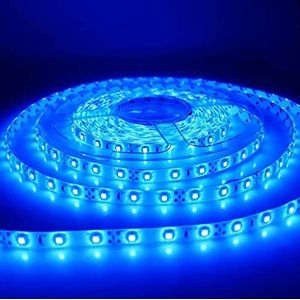 TEMPO DI SALDI LED-strip, blauw licht, SMD, 5050-1 m, spoel, zelfklevend, 5 m, 300 LED's