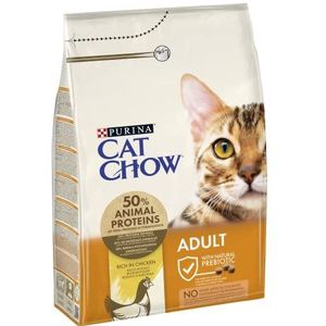 Purina Cat Chow Adult met NaturiumTM – rijk aan kip – 3 kg – droogvoer voor volwassen katten