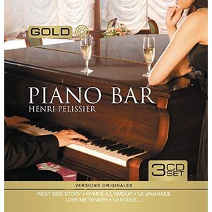 Gold Métal Box Piano Bar