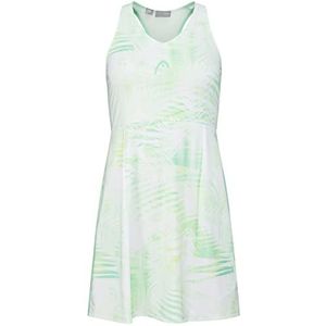 HEAD Tennis Dress Spirit meisjesjurk, pastelgroen/bedrukt, 140, pastelgroen/print, 152, Pastel Groen/Print