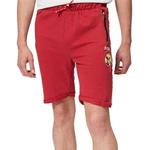 Nasa Bermuda Shorts Homme, Rouge, L