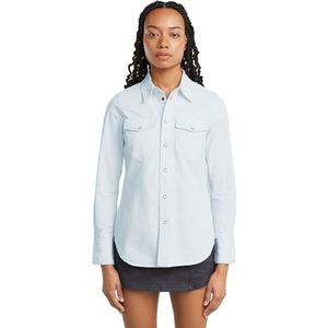 G-STAR T-shirt western slim pour femme, Bleu (Beached Faded Seasalt D24343-d539-h123), XS