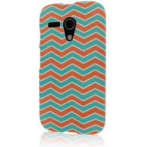 MPERO SNAPZ Series beschermhoes voor Motorola Moto G, met rubber, mintgroen