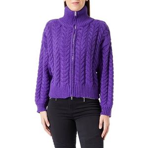 sookie Pull à col roulé pour femme en polyester noir Taille XS/S Sweater, lilas, XL