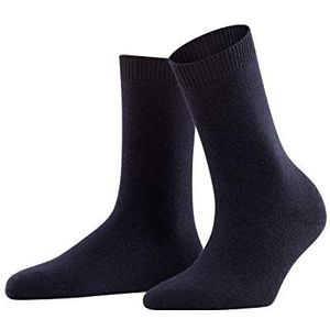 FALKE Cosy Wool Sokken voor dames, merinowol, kasjmier, wit, zwart, meer warme kleuren, voor de winter, zonder patroon, 1 paar, blauw (Dark Navy 6379)