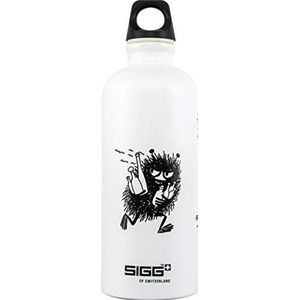 SIGG Moomin Stinky drinkfles voor kinderen (0,6 l), BPA-vrije en oplosmiddelvrije kleine fles met veiligheidssluiting, robuuste aluminium fles