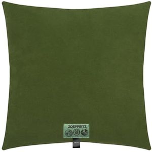 Zoeppritz since 1828 702291-661-40 x 40 cm kussensloop van zacht fleece met haaksteek 40 x 40 cm - 661 Dark Jade