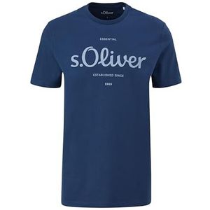 s.Oliver T-shirt met korte mouwen 2128343 heren T-shirt met korte mouwen, Blauw