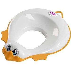 OKBABY Ducka toiletbril voor kinderen, met antislip randen, wit