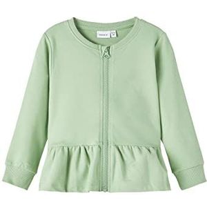 Name It Nmfdidda Sweatshirt Cardi Unb. Trainingspak voor meisjes, Basil