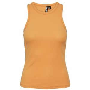 PIECES Pcruka Noos Tanktop voor dames, Tangerine