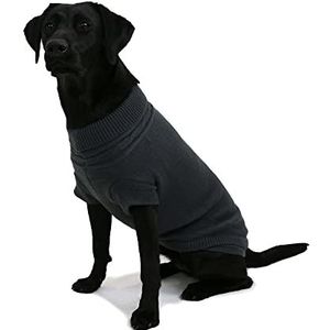 Ancol Muddy Paws gebreide trui voor honden, 40 cm, 0,2 kg, grijs