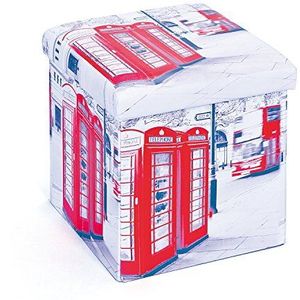 Interlink Setti 99200432 vouwdoos, polyester, Londen, 38 x 38 x 38 cm