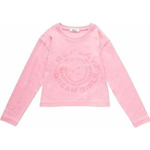 Replay Sg7149 T-shirt voor meisjes, 065 Roze