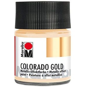 Metallic effect, kleur Colorado, goud, 50 ml, glas, witgoud