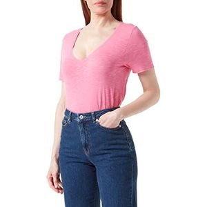 s.Oliver T-shirts, korte mouwen, T-shirts met korte mouwen voor dames, Roze 4426