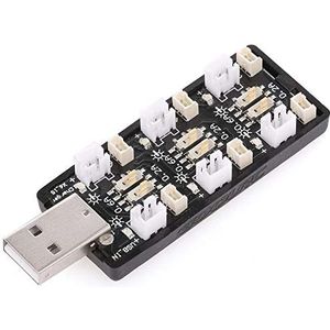 YUNIQUE ITALIA 1 stuk 1S LiPo USB-oplader 3,8V / 4,35V 6-kanaals oplader LiSV 1S Piccolo Tiny Whoop Blade Inductrix Micro JST 1.25 JST-PH 2.0mCX mCPX-aansluitingen