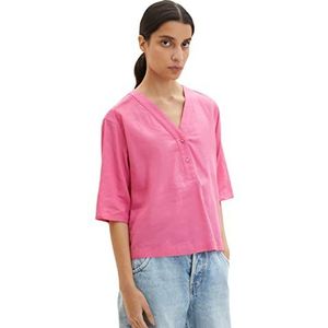 TOM TAILOR Blouse 1036703 Damesblouse (1 stuk), 31647/Nieuw Roze