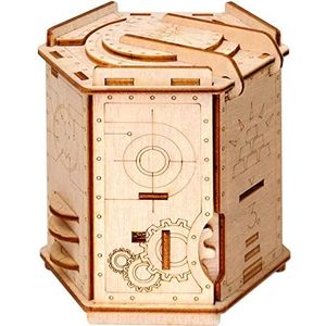 ESC WELT Fort Knox Houten Raadselbox, Puzzelspel Dat als Creatieve Geschenkverpakking kan Dienen - de Nieuwe Escape Room Puzzelbox, Spel Ervaring voor Thuis en Speelfeestjes
